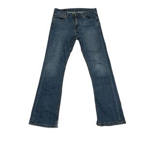 LEVI'S 527 Men's Slim Bootcut Blue Jeans - 34 x 34